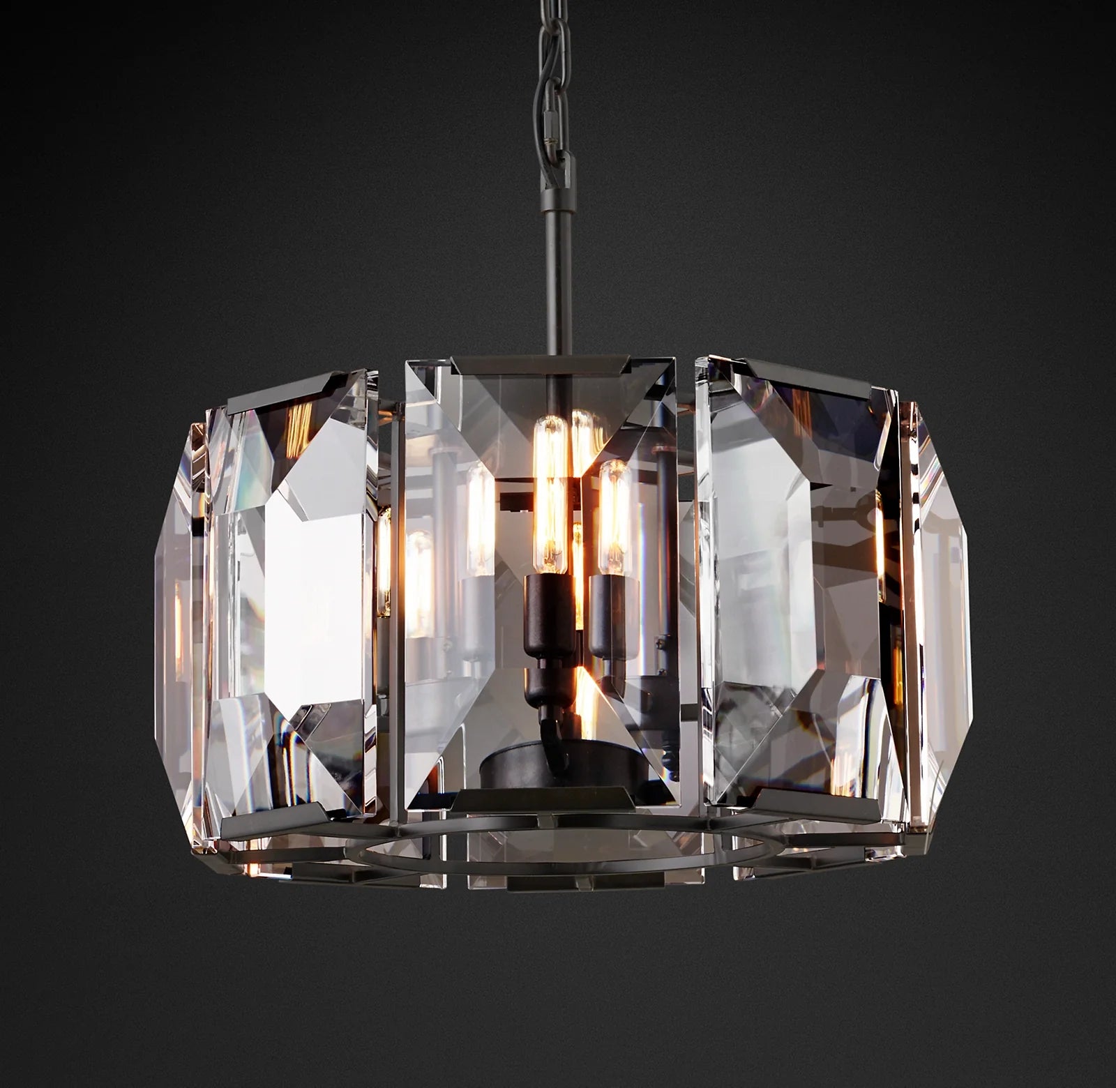 Crystal Round Chandelier – Harlow
