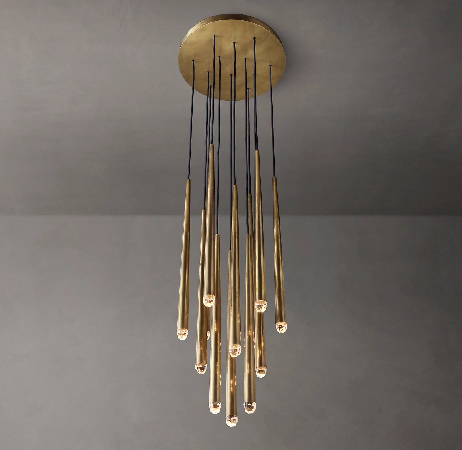 Pin Cascading Round Chandelier - Aquitaine