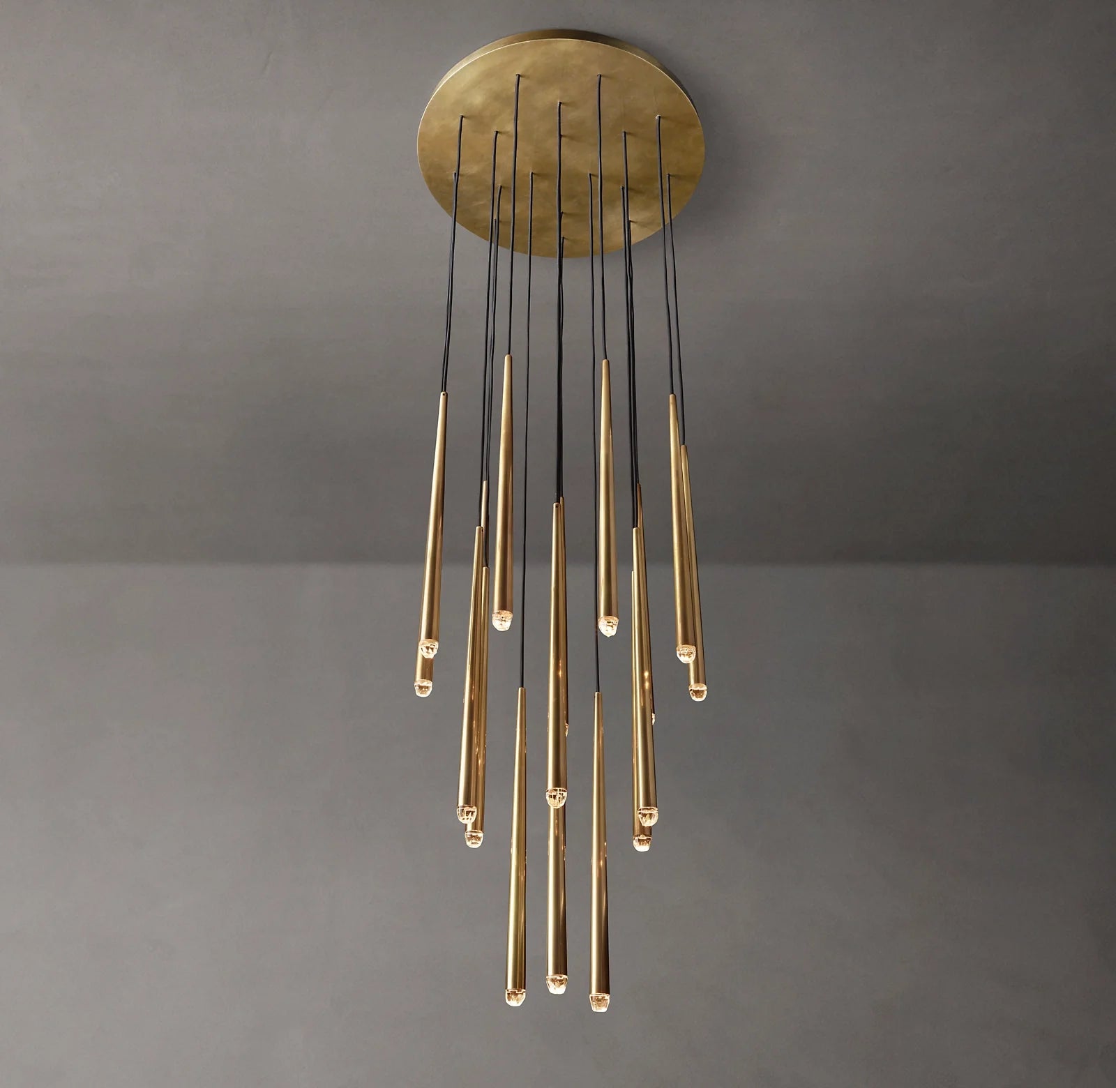 Pin Cascading Round Chandelier - Aquitaine