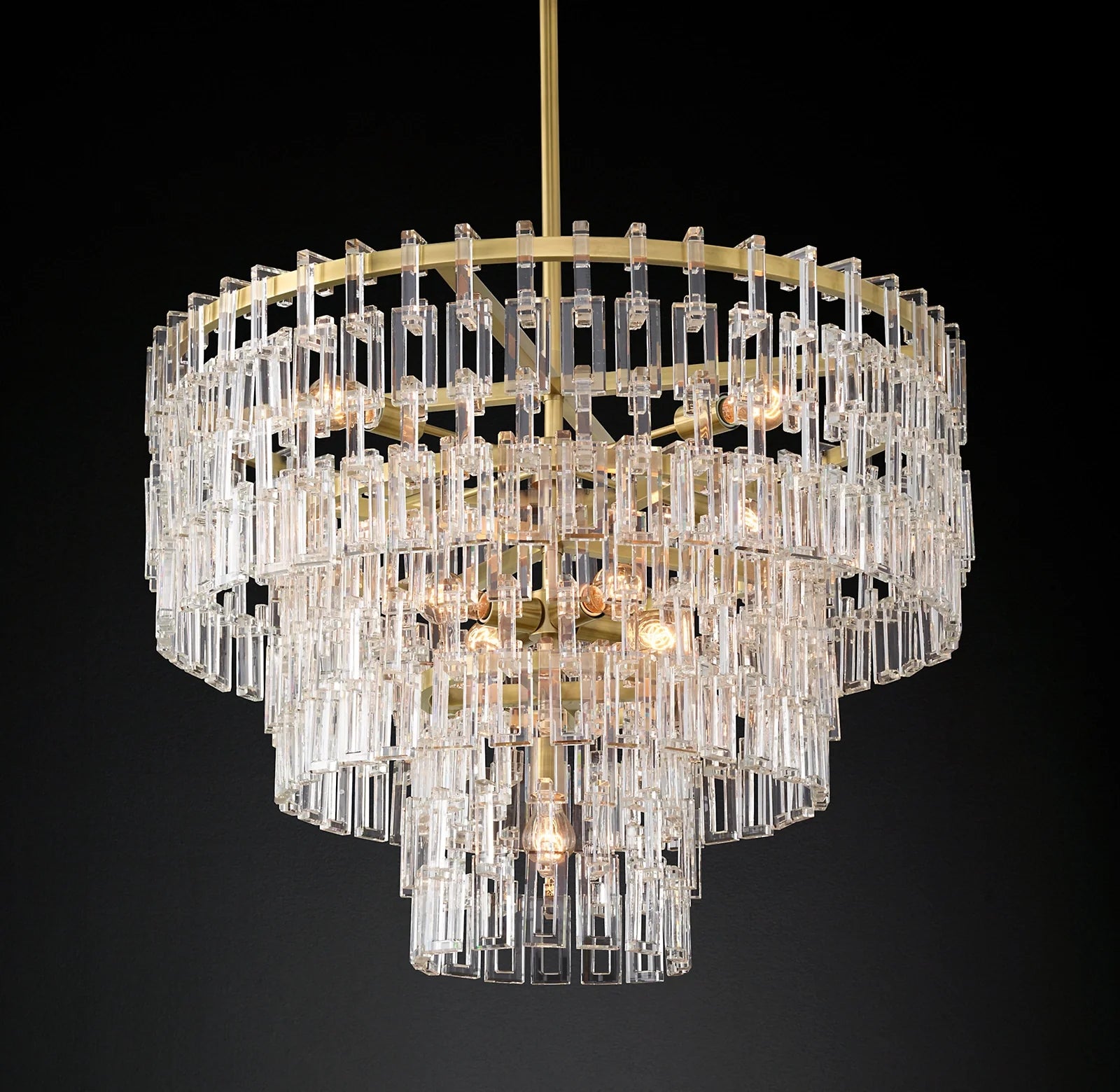 Chain Crystal Tiered Chandelier - Marignan