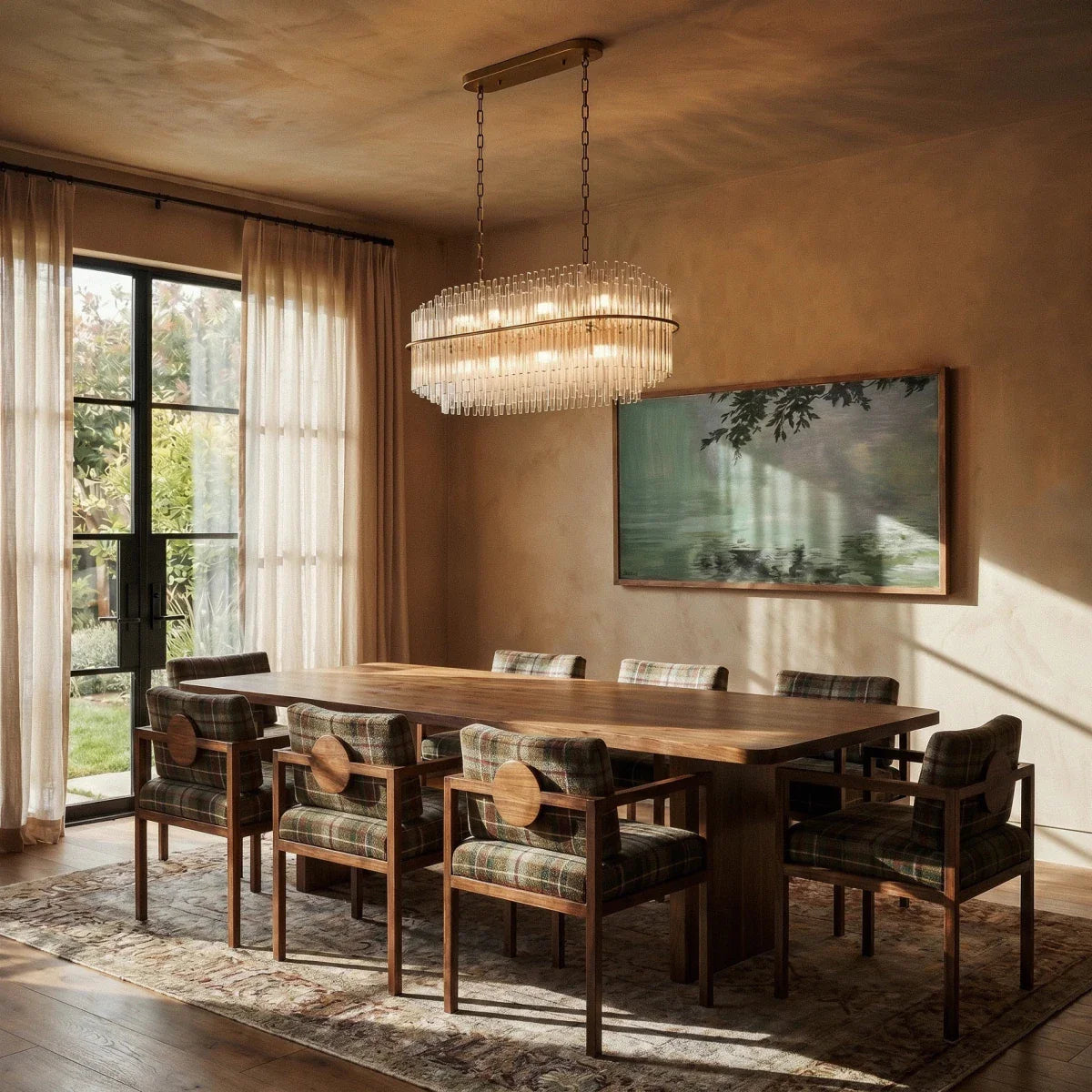 Cascade Glass Chandelier