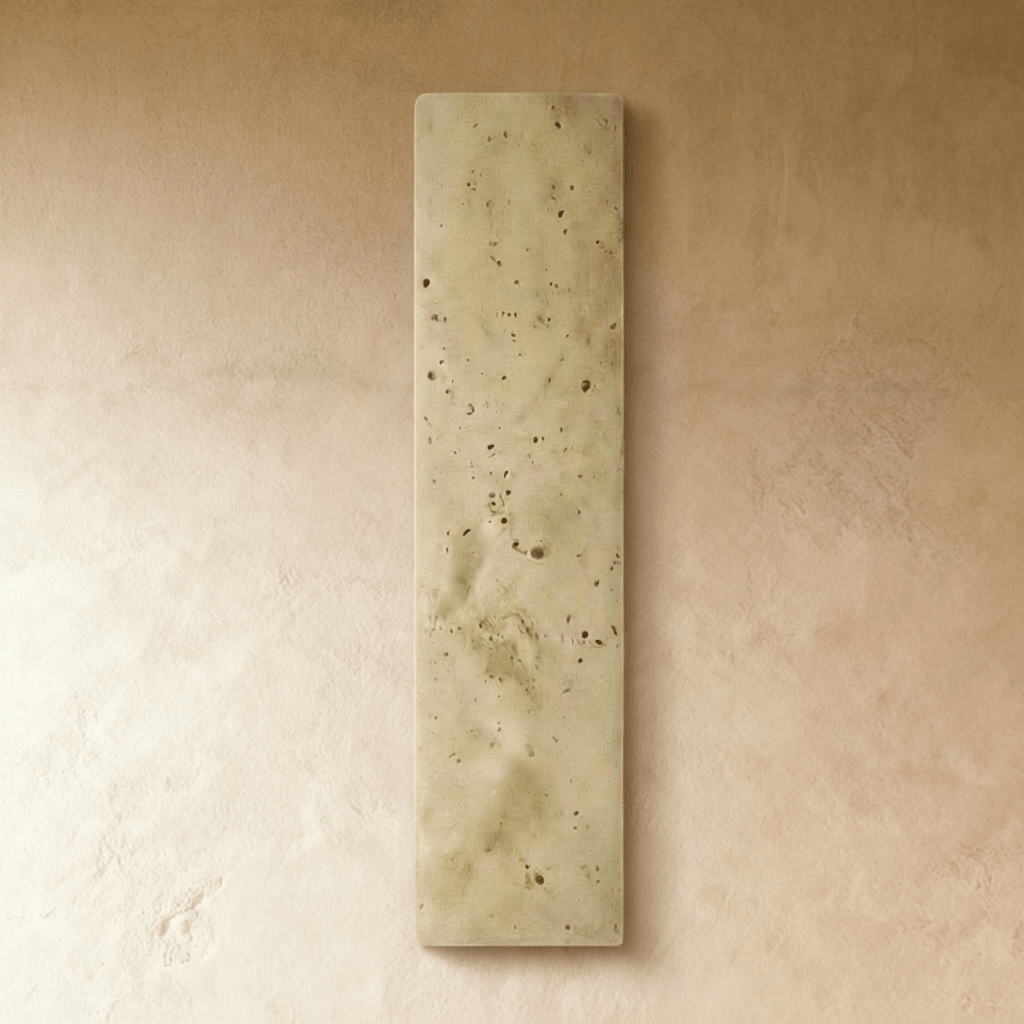 Veil Travertine Wall Lamp