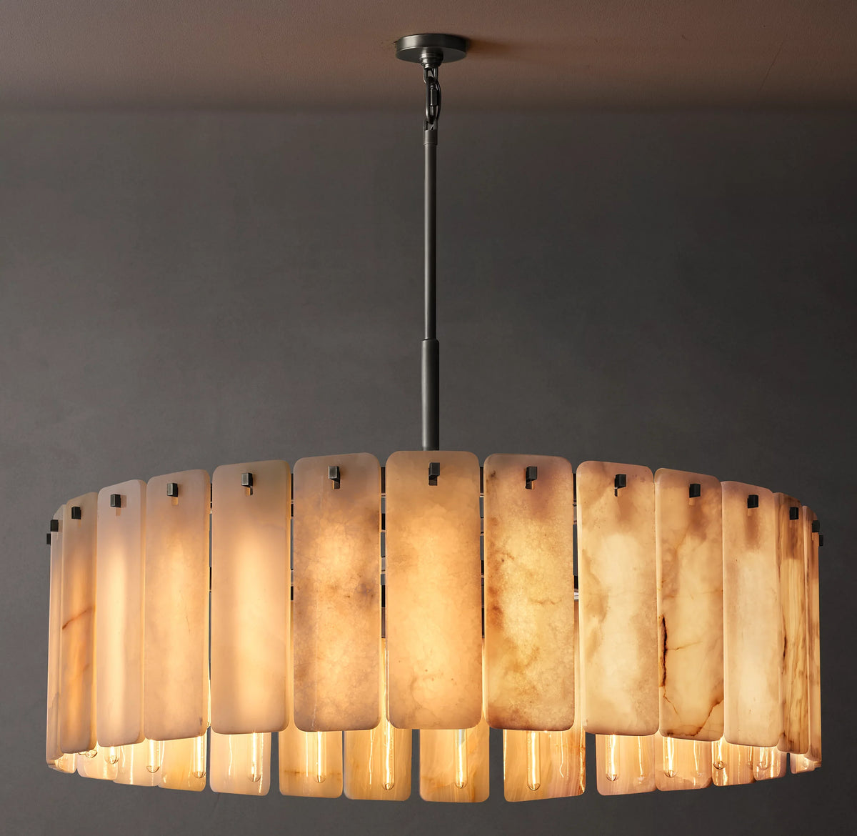 Alabaster Round Chandelier - Calamette
