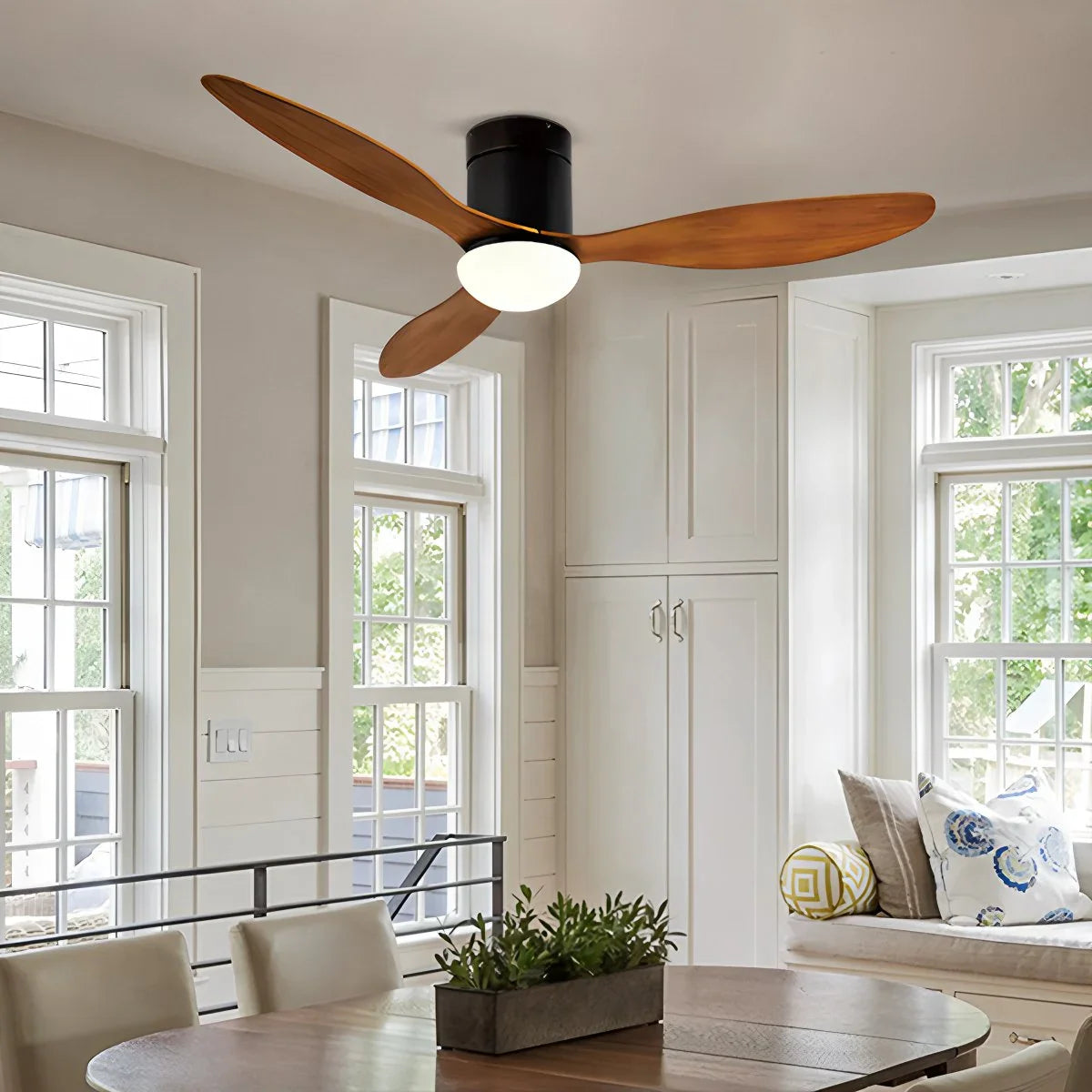 3 Blade Modern Ceiling Fan with Light