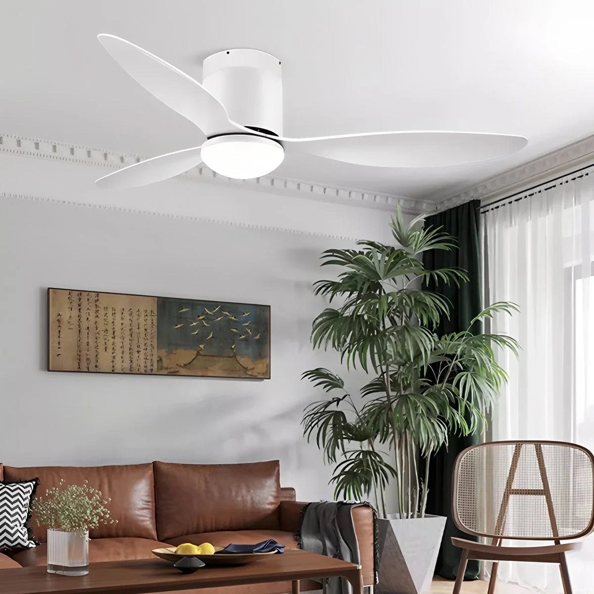 3 Blade Modern Ceiling Fan with Light