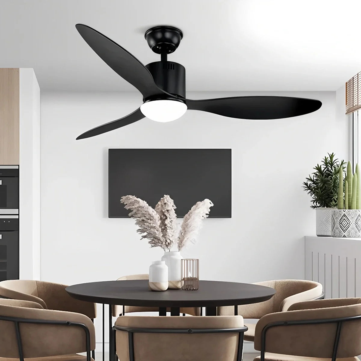 3 Blade Modern Ceiling Fan with Light