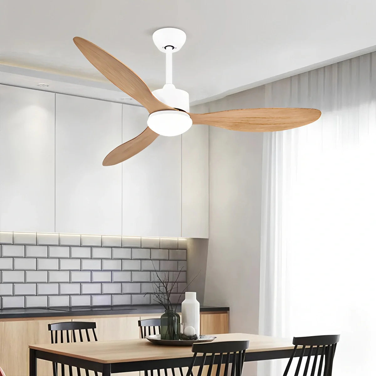 3 Blade Modern Ceiling Fan with Light