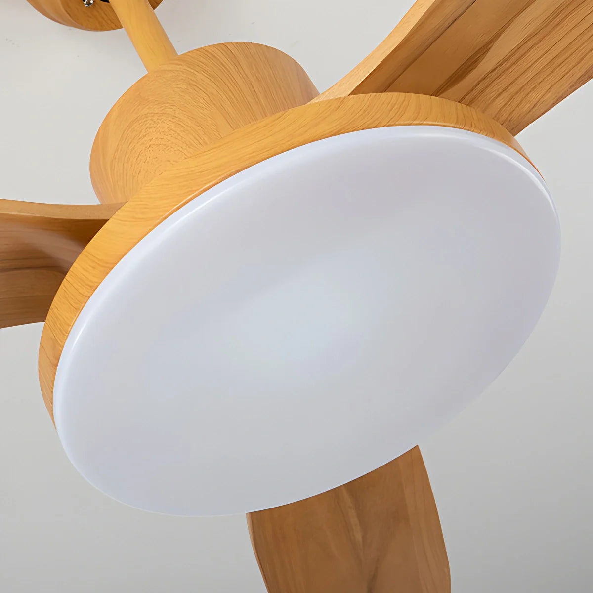3 Wood Blade Ceiling Fan with Light