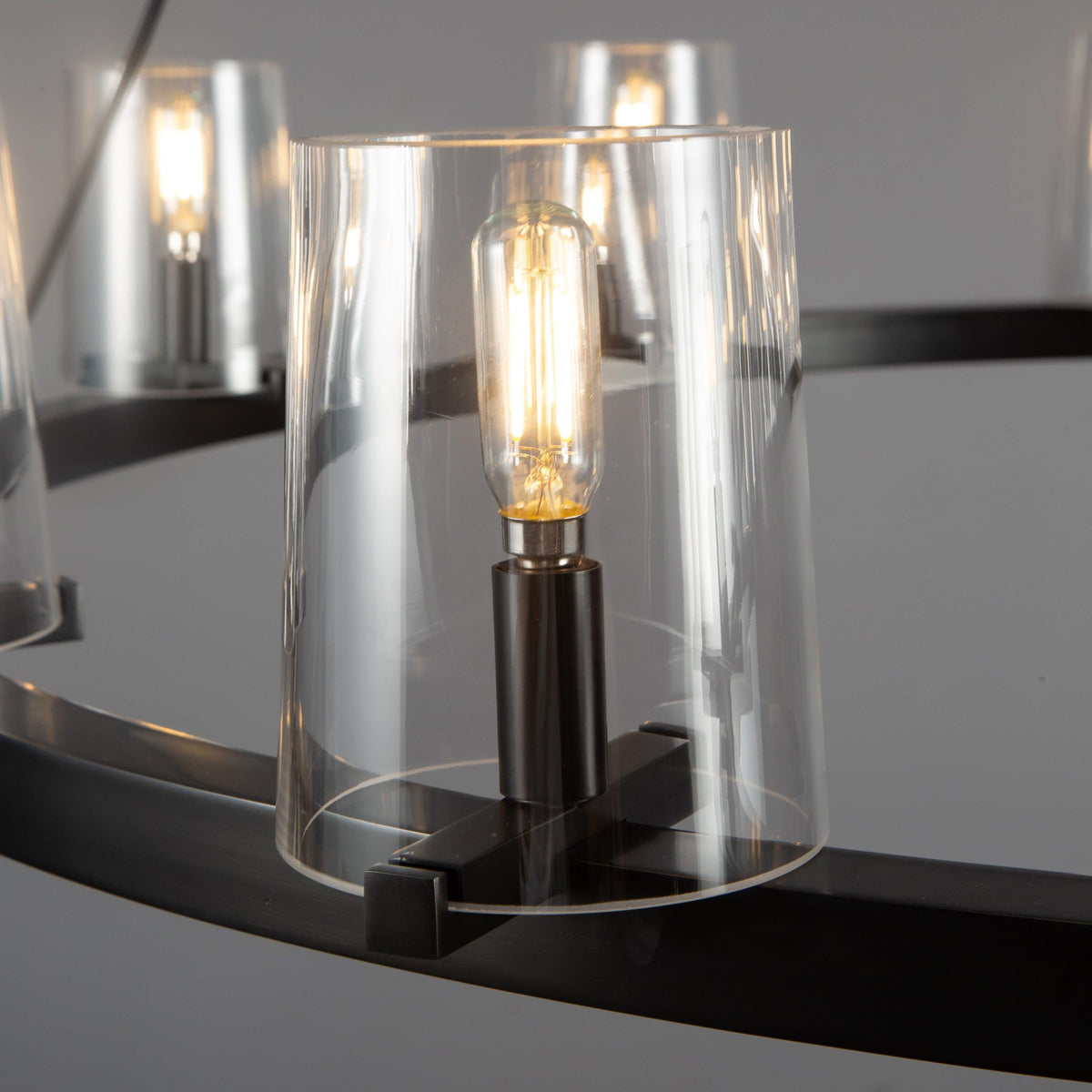 Hurricane Candle Ring Chandelier - Pauillac