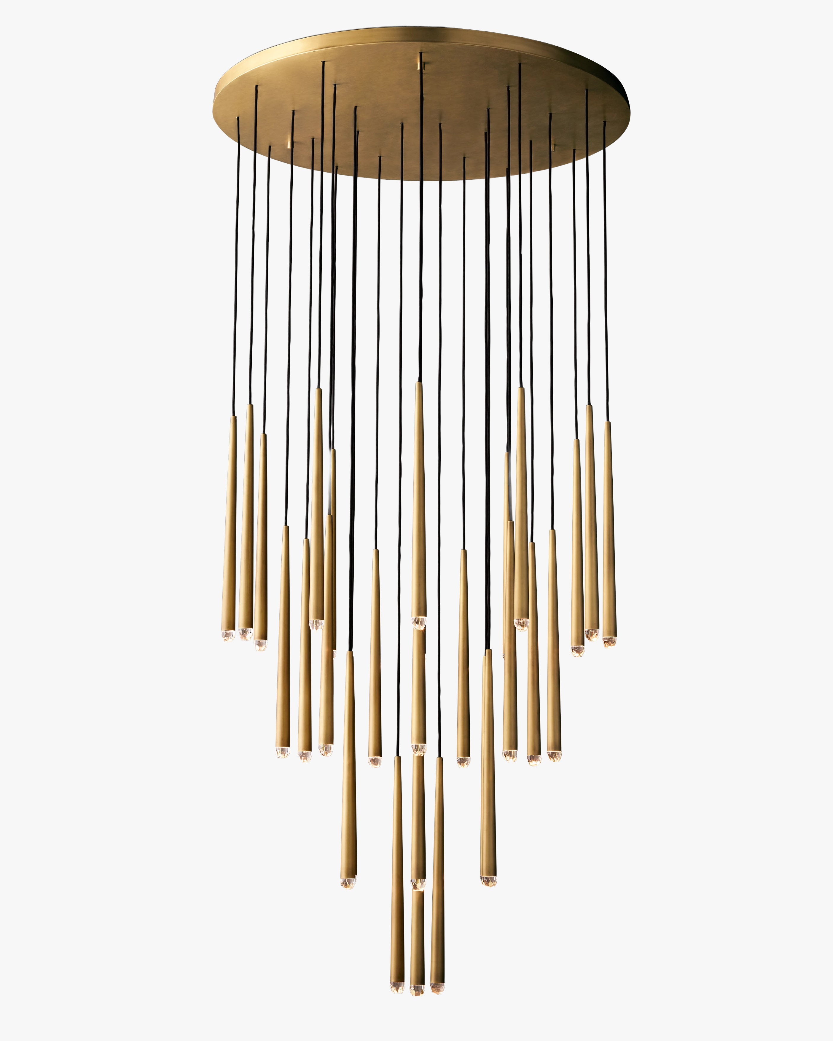 Pin Cascading Round Chandelier - Aquitaine