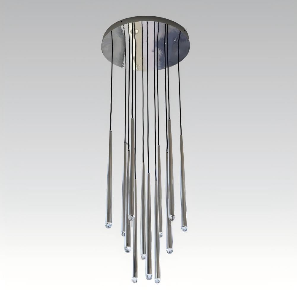 Pin Cascading Round Chandelier - Aquitaine