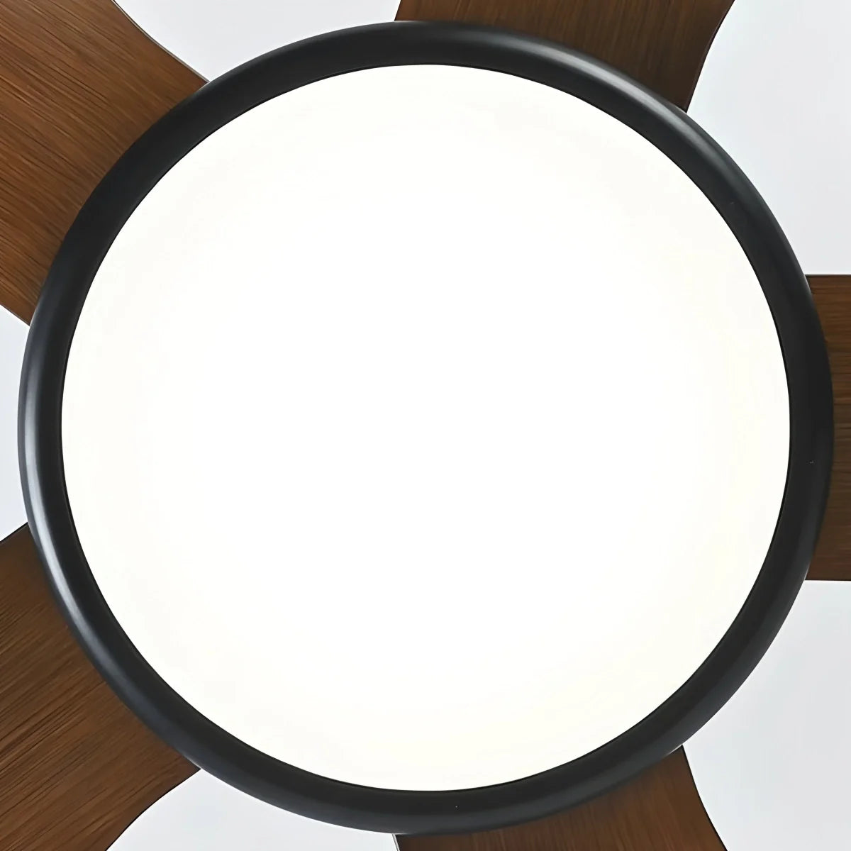 5-Blade Wood Ceiling Fan with Light for Living Room