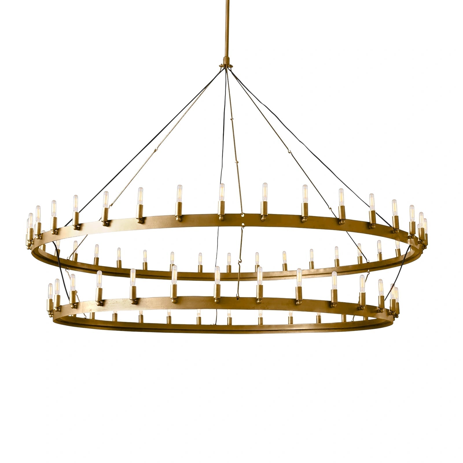 Vintage Filament Tubular Candle Tiered Chandelier - Camino