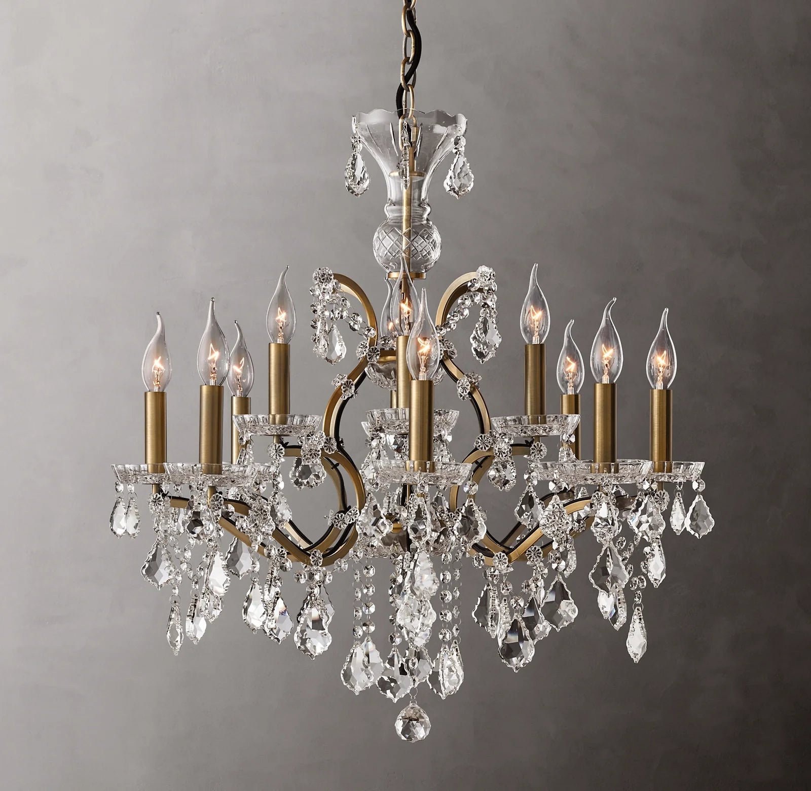 Candelabra Crystal Chandelier - Rococo
