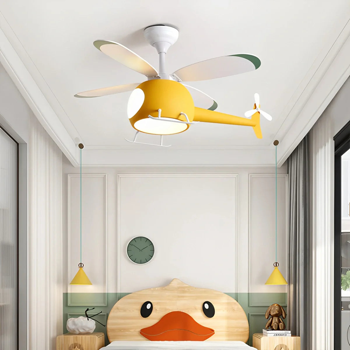 Airplane Ceiling Fan Lamp for Children’s Room