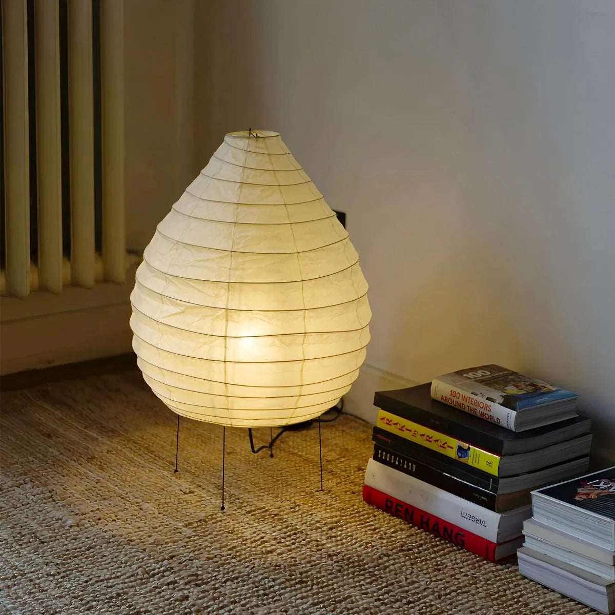 Akari 22N Rice Paper Table Lamp for Bedroom