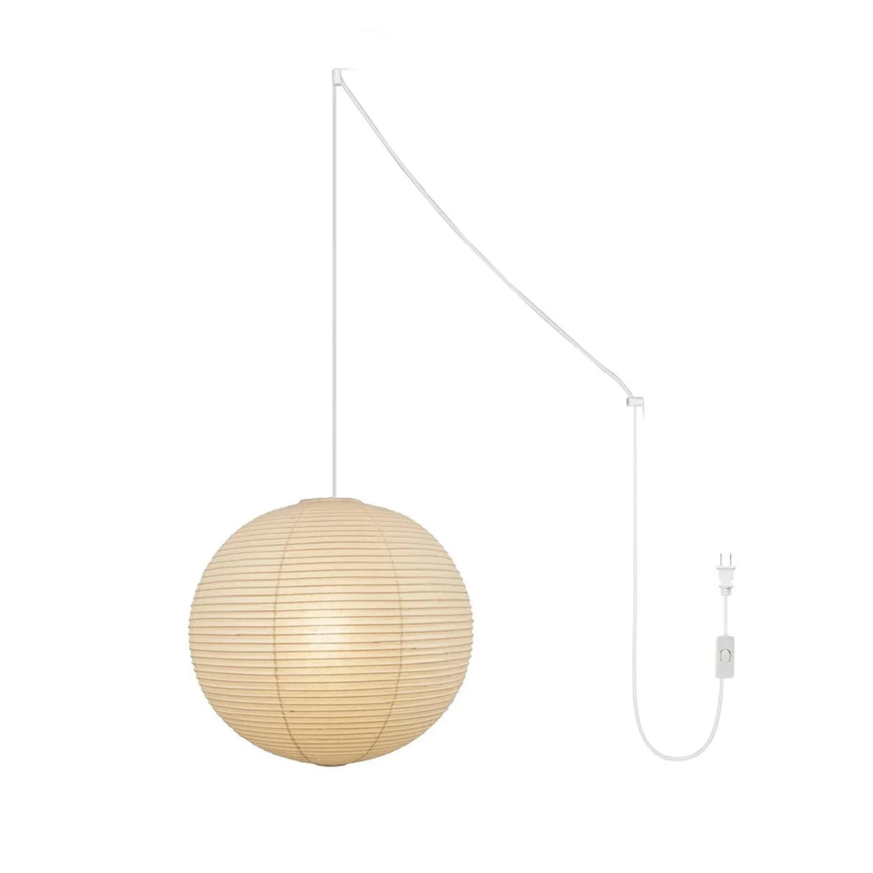Akari A Round Swag Light - Vakkerlight