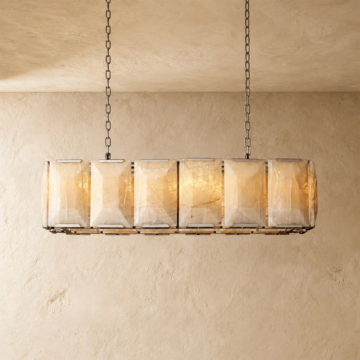 Alabaster Rectangular Chandelier – Harlow