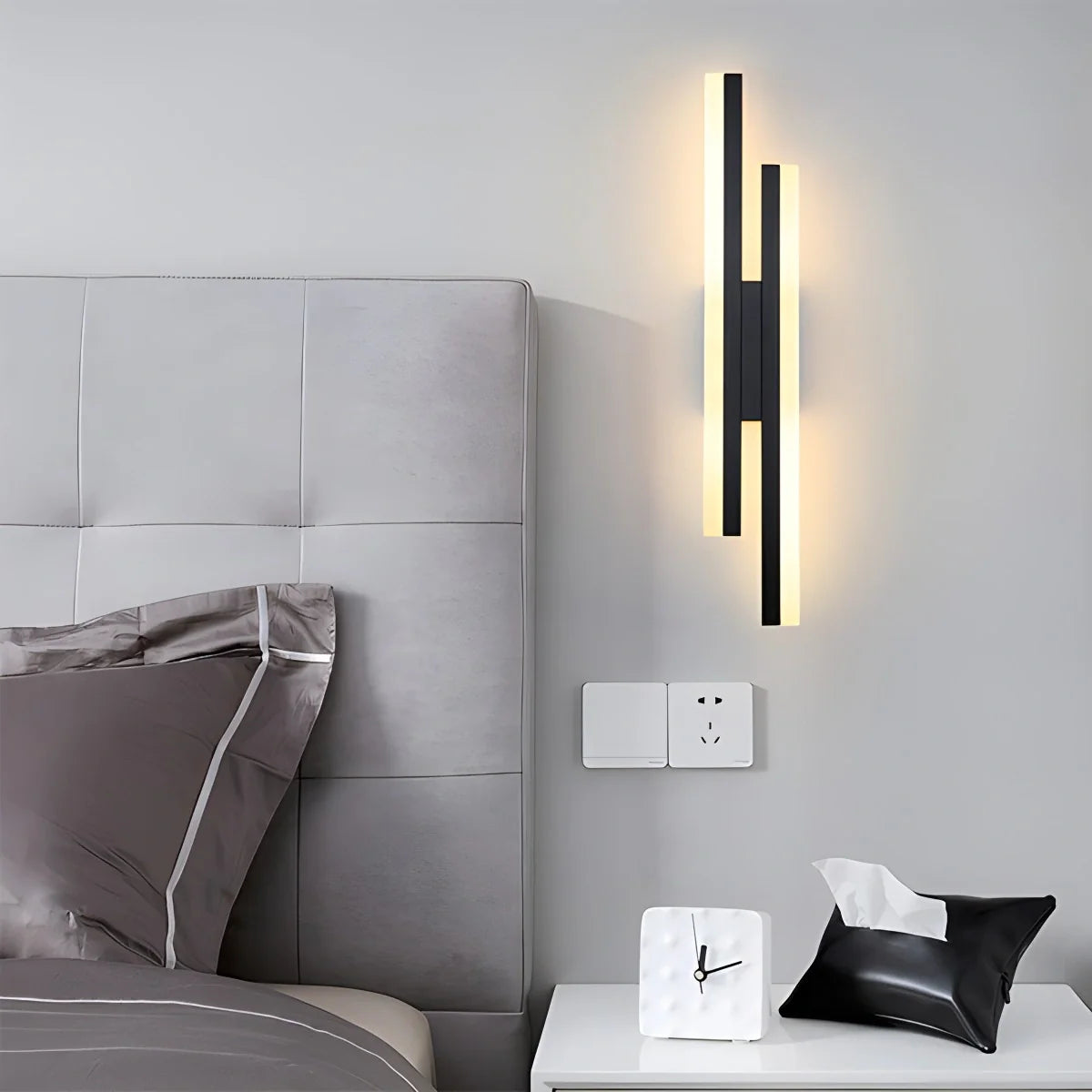 Zarvo Alana Minimalist H-Shaped Wall Lamp