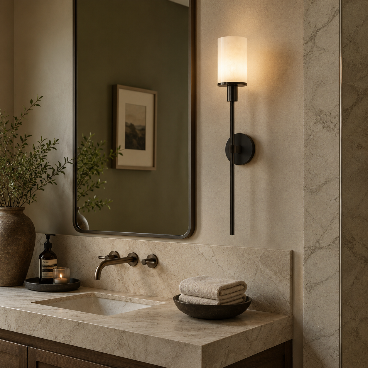 Alber Alabaster Wall Lamp