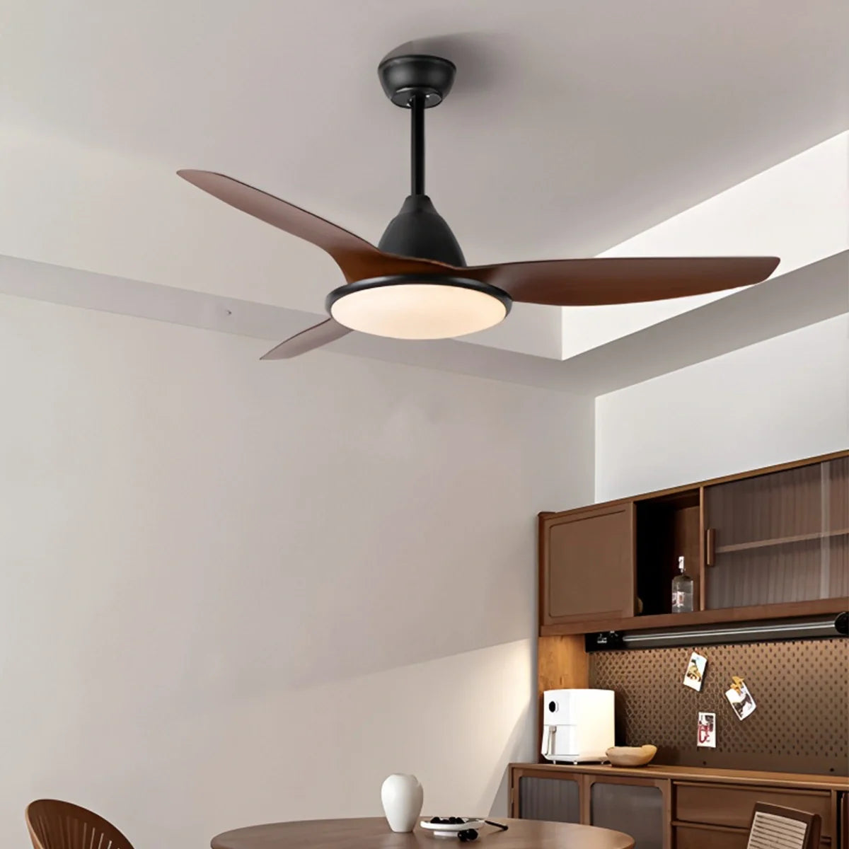 American Retro Ceiling Fan With Light