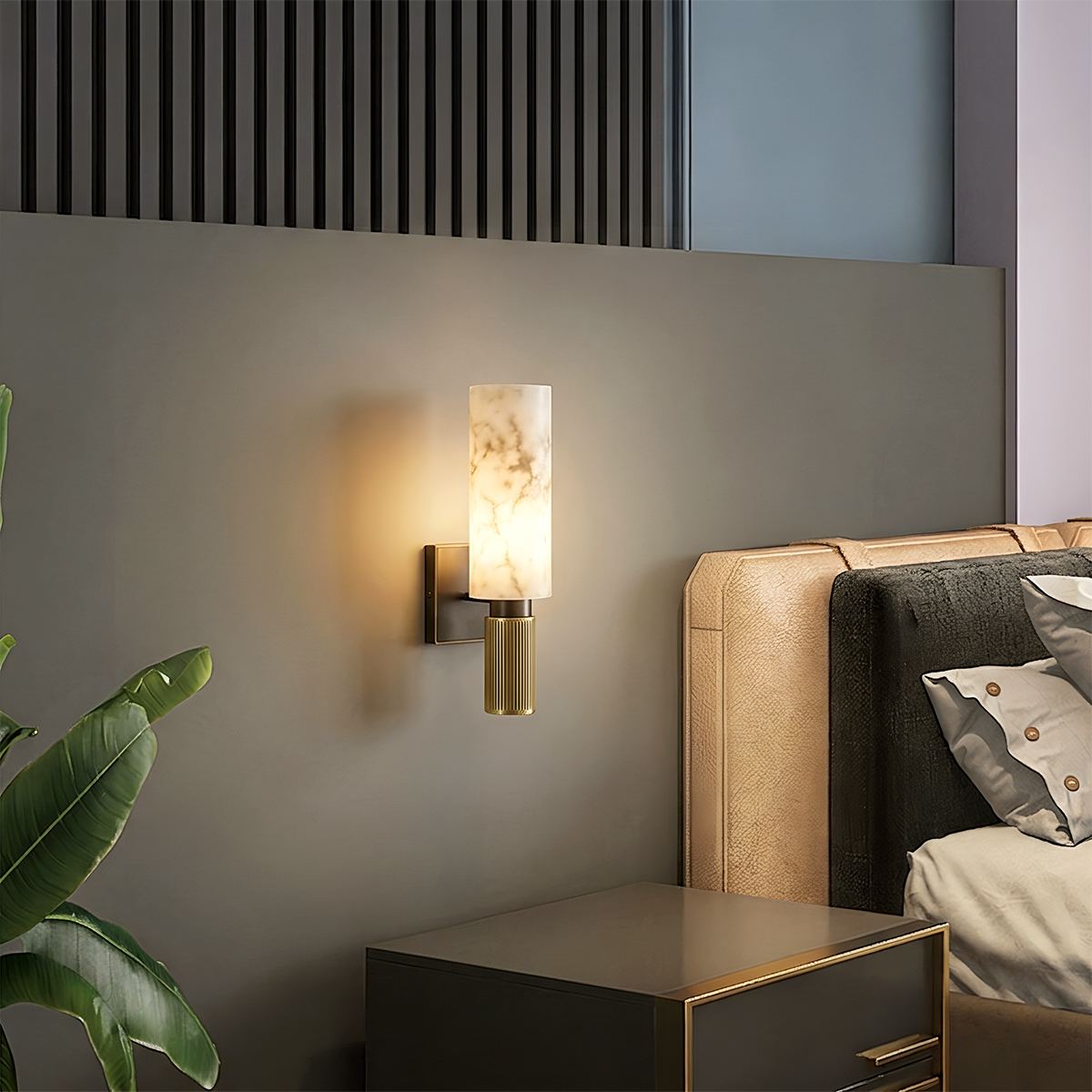 Ansu Alabaster Wall Lamp