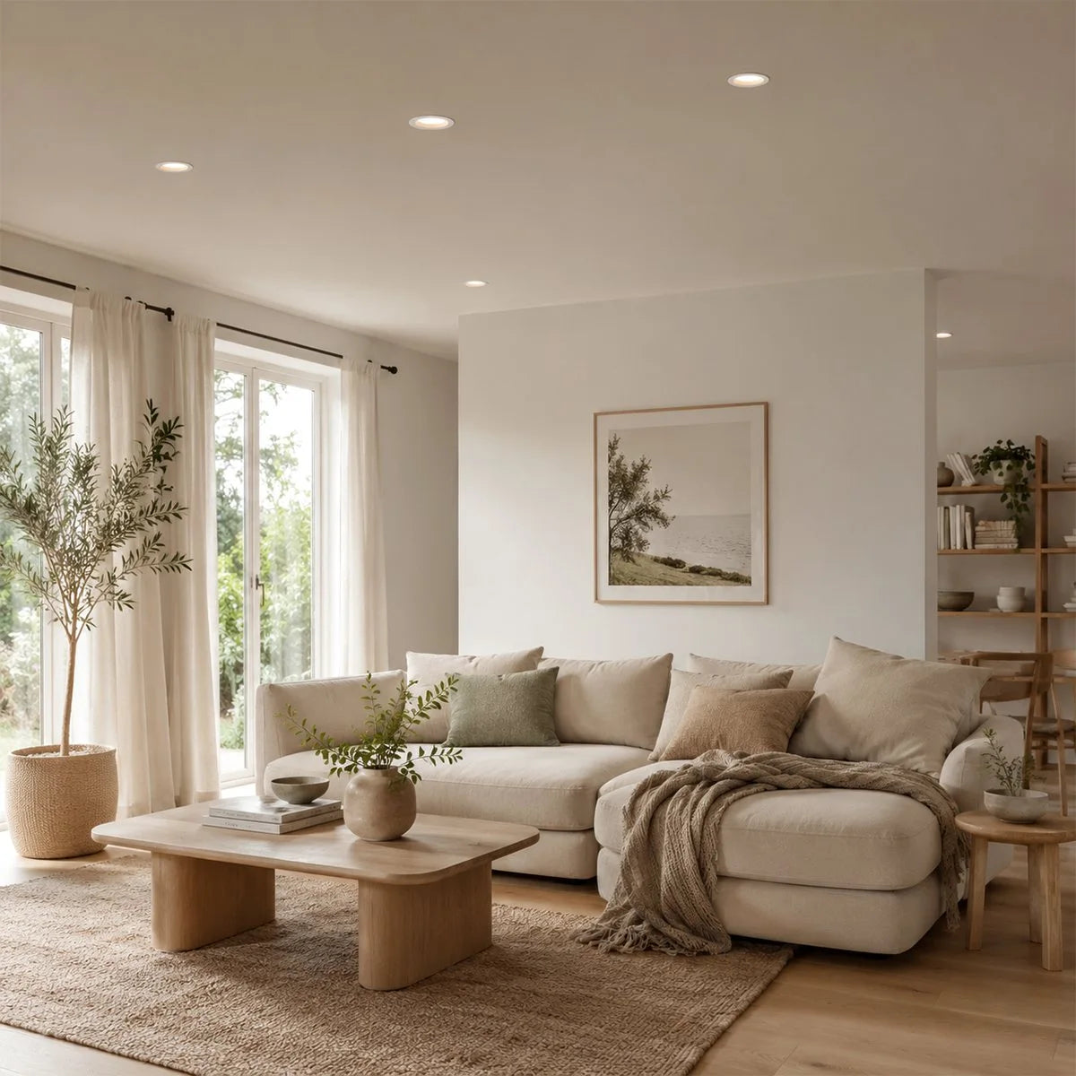 Minimalist Aluminum Eye-Protection Downlight