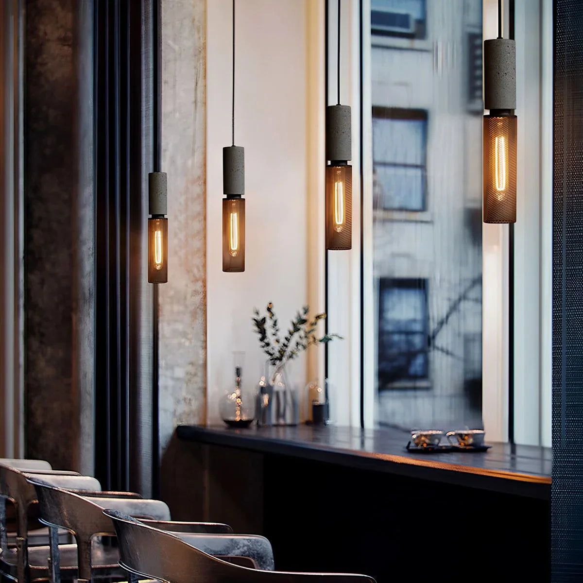 Zarvo Concrete Industry Pendant Lamp for Kitchen