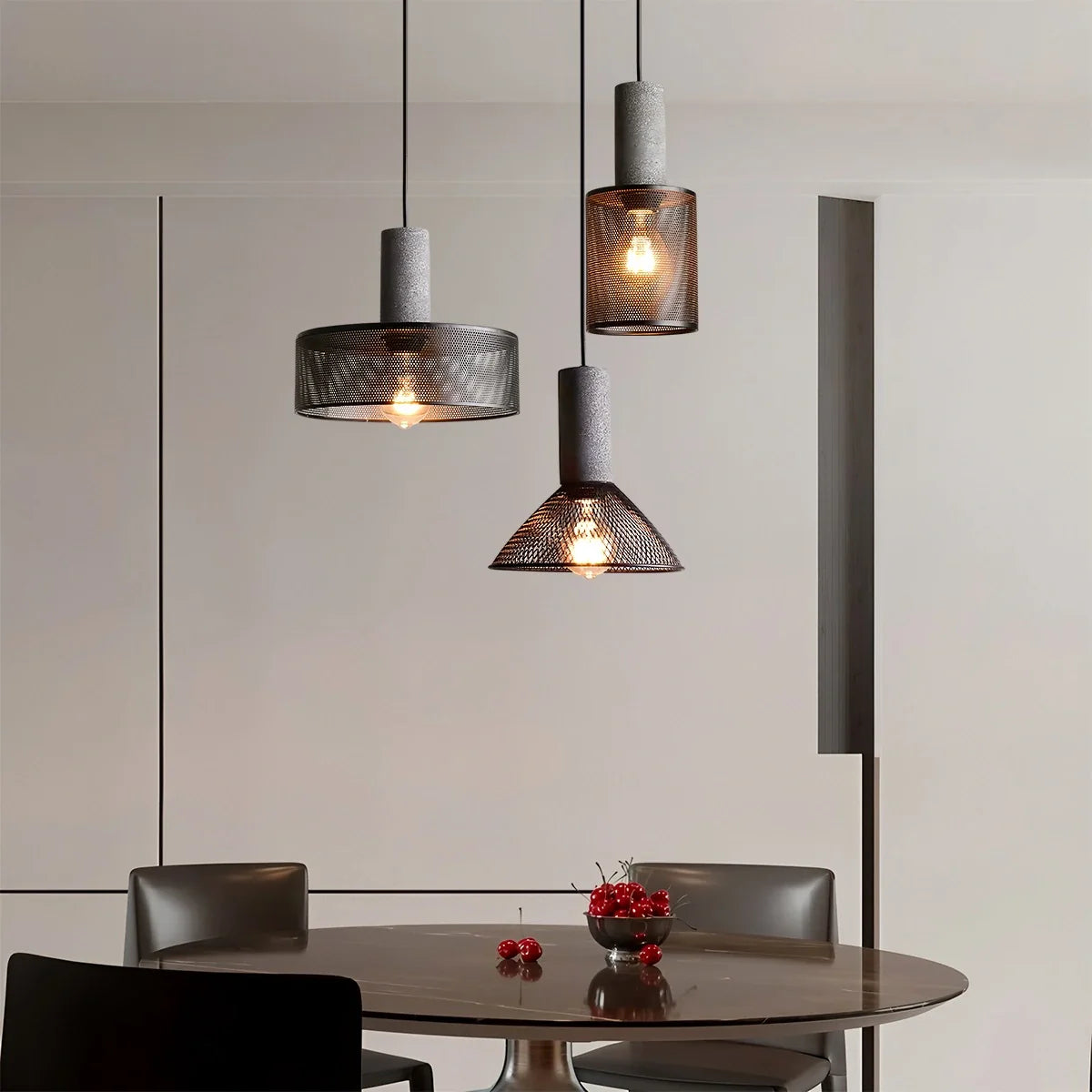 Zarvo Concrete Industry Pendant Lamp for Kitchen