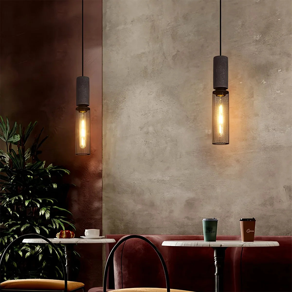 Zarvo Concrete Industry Pendant Lamp for Kitchen