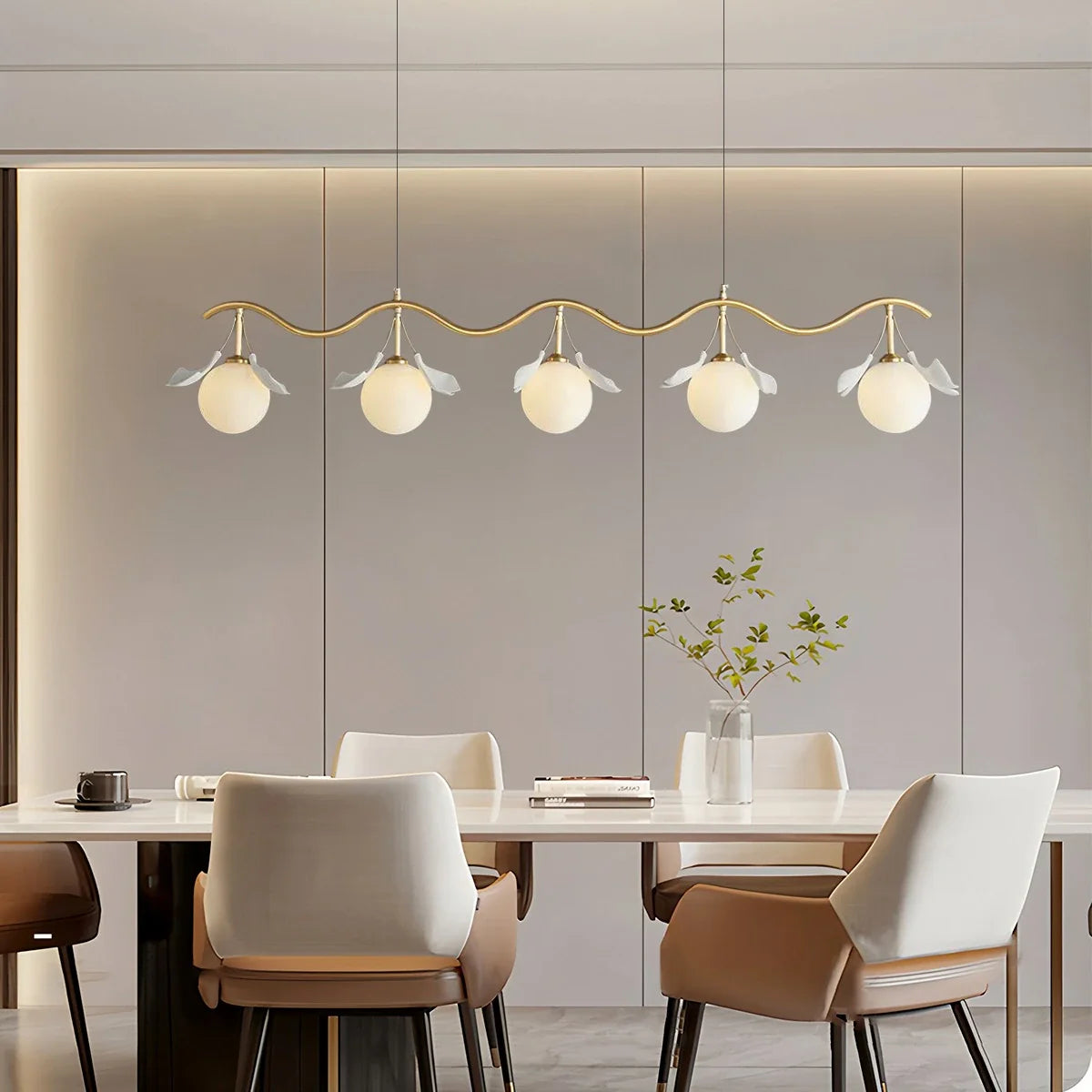 Antizer Evander Gingko Chandelier for Dining Area