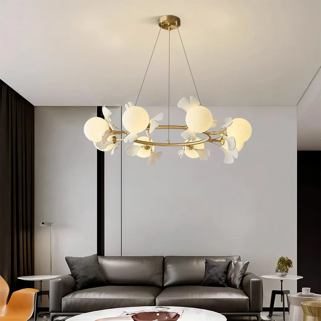 Antizer Evander Gingko Chandelier for Dining Area