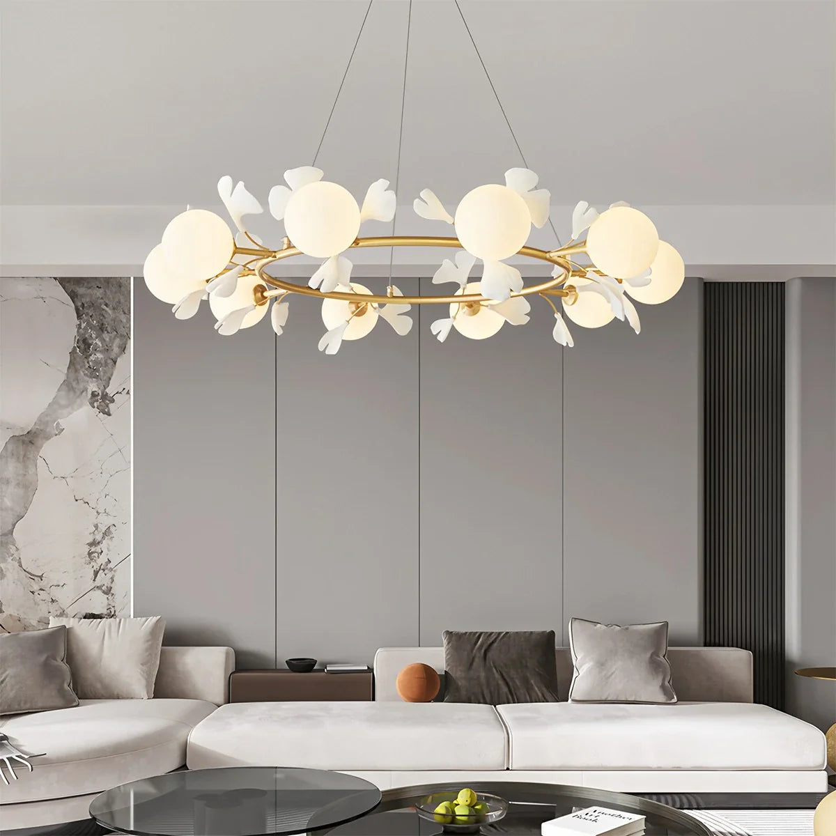 Antizer Evander Gingko Chandelier for Dining Area