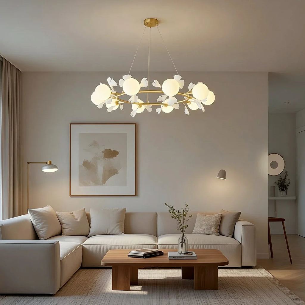 Antizer Evander Gingko Chandelier for Dining Area