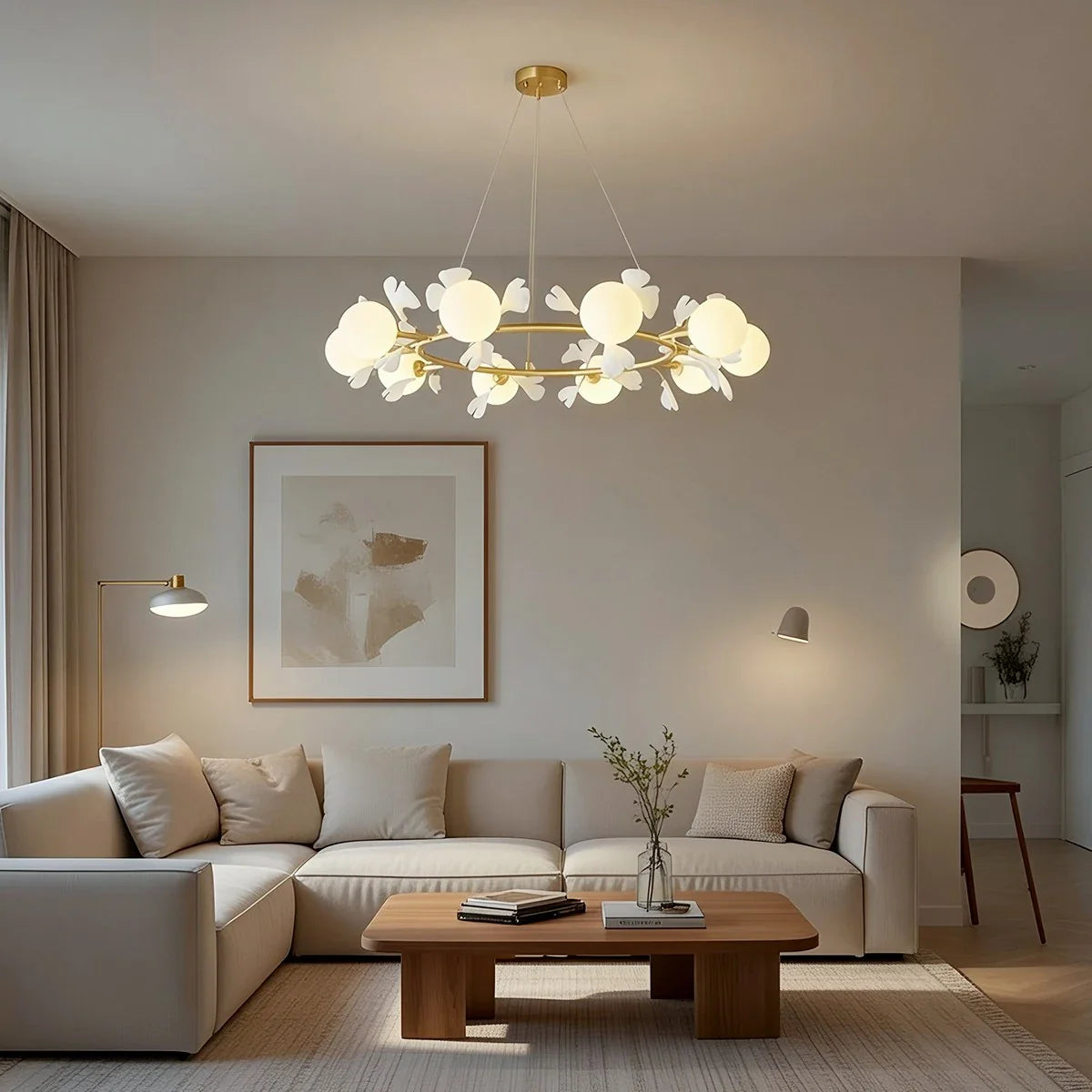 Antizer Evander Gingko Chandelier for Dining Area