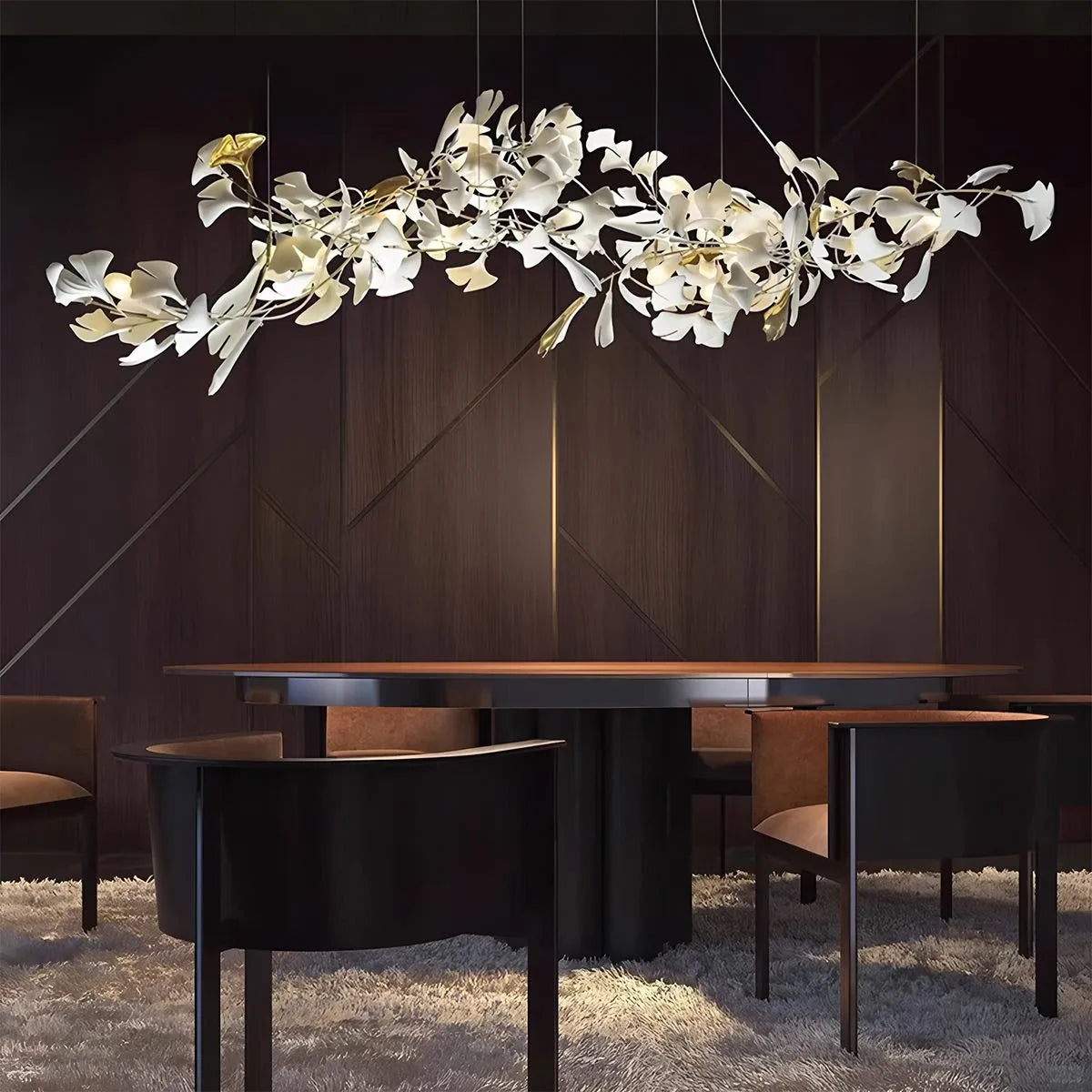 Antizer Gingko Chandelier D for Dining Room