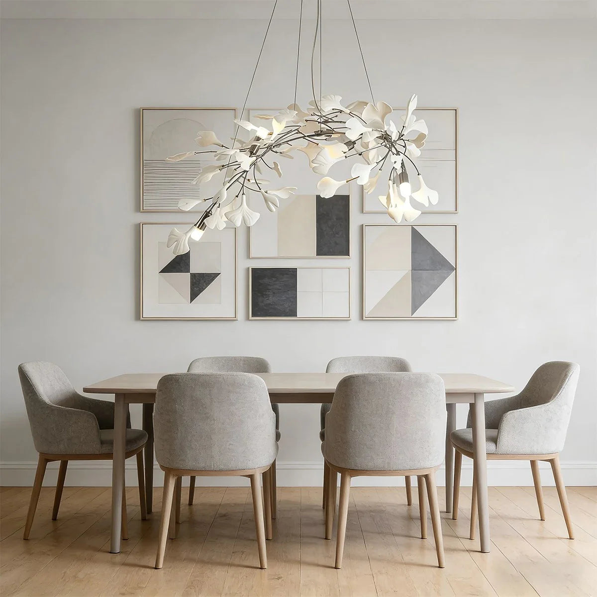 Antizer Gingko Chandelier D for Dining Room