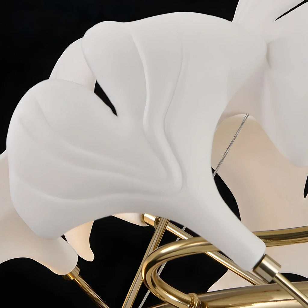 Antizer Gingko Chandelier Q for High Ceiling