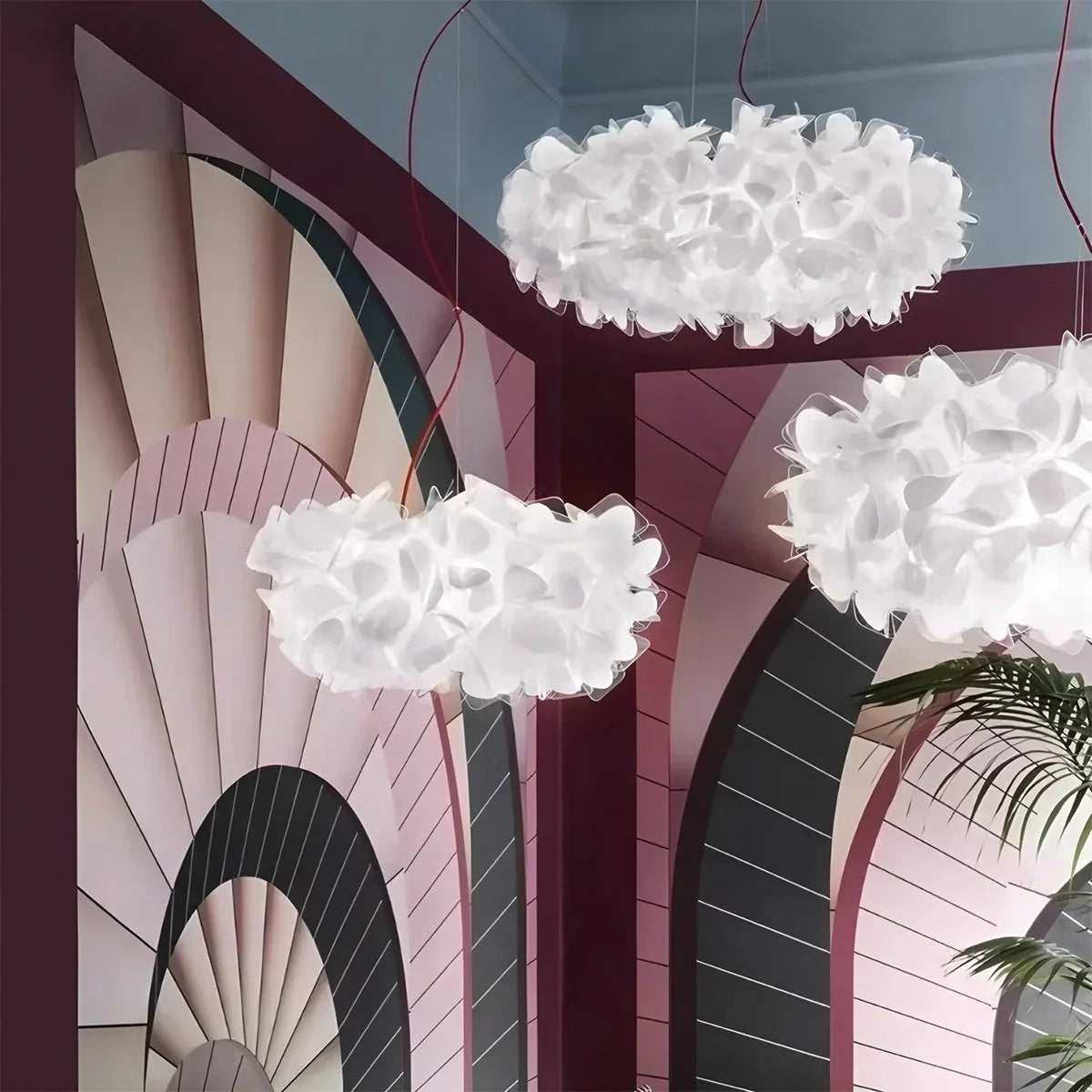 Antizer Italian Creative Petal Chandelier for Bedroom