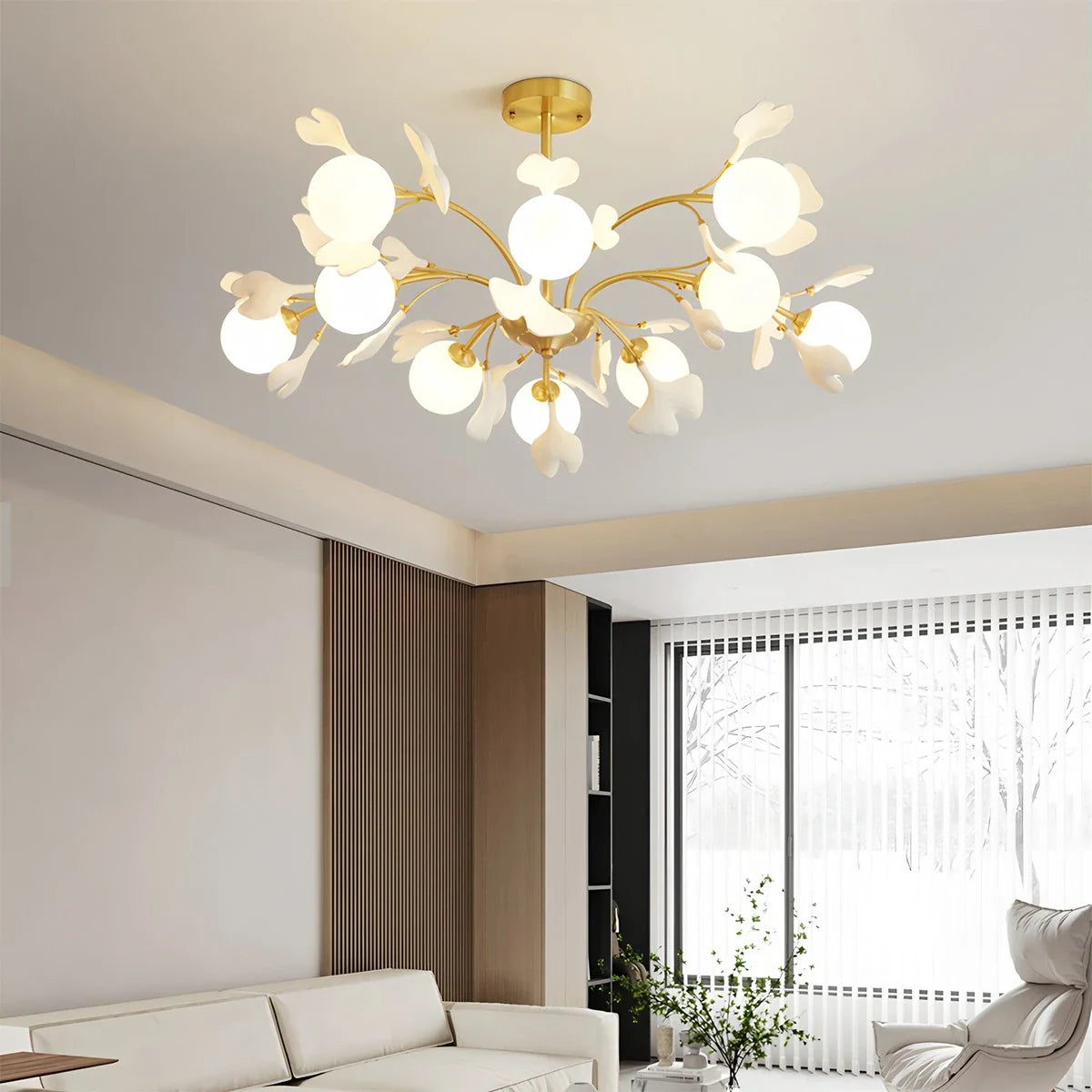 Antizer Thalassa Gingko Chandelier for Living Room