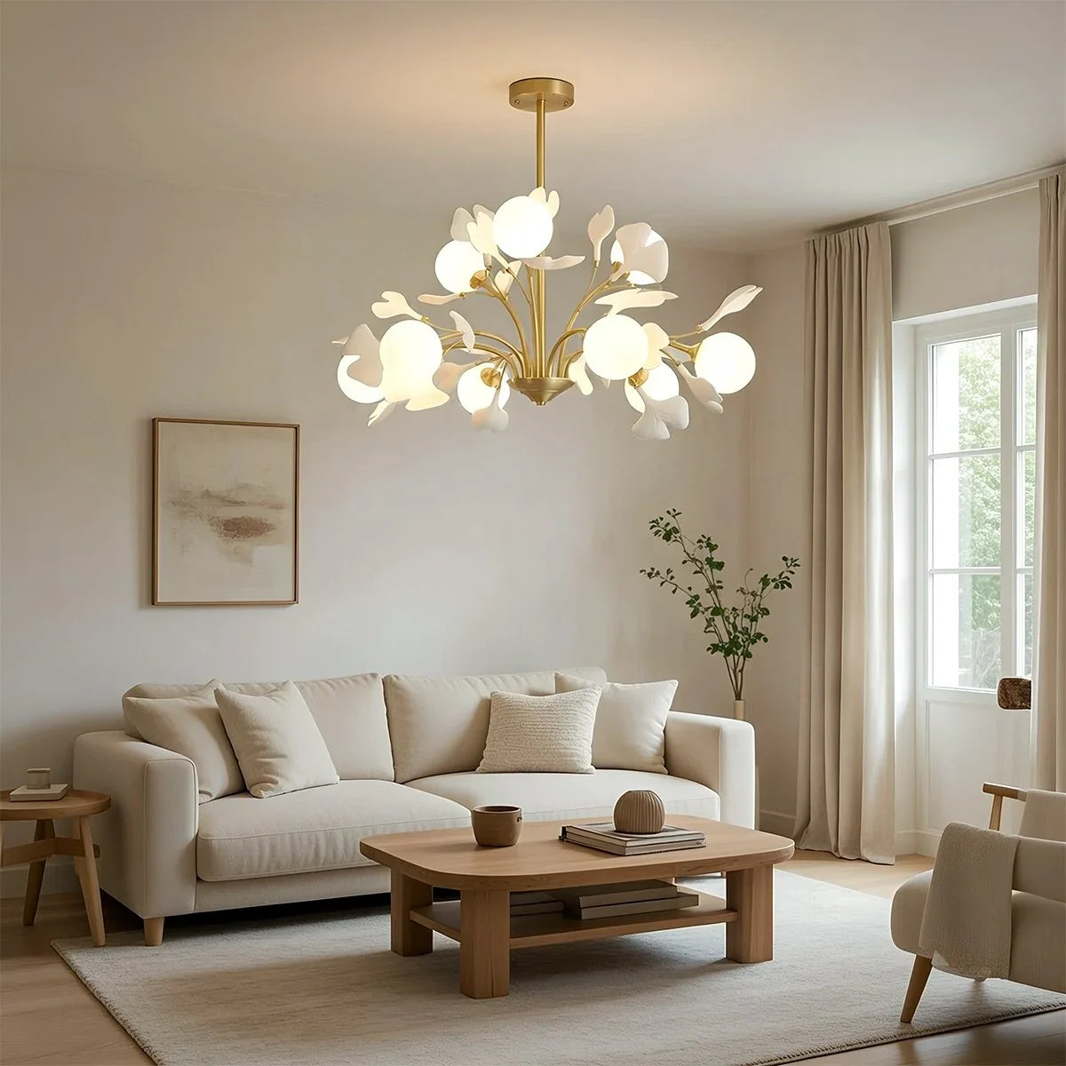 Antizer Thalassa Gingko Chandelier for Living Room