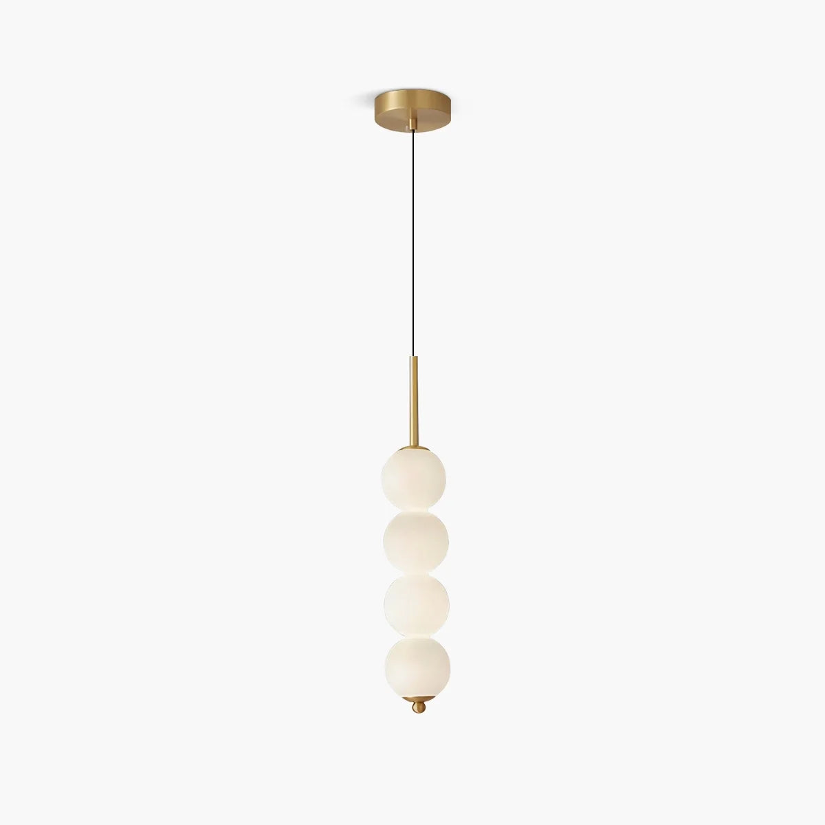 Zarvo Orbet Stacked Glass Ball Pendant Lamp for Bedside