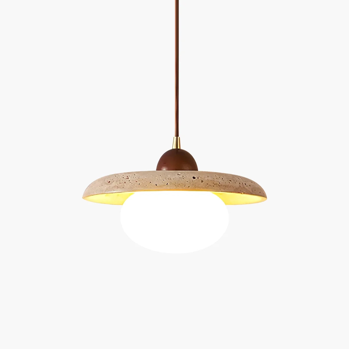 Zarvo Travertine Pendant Lamp for Dining Area