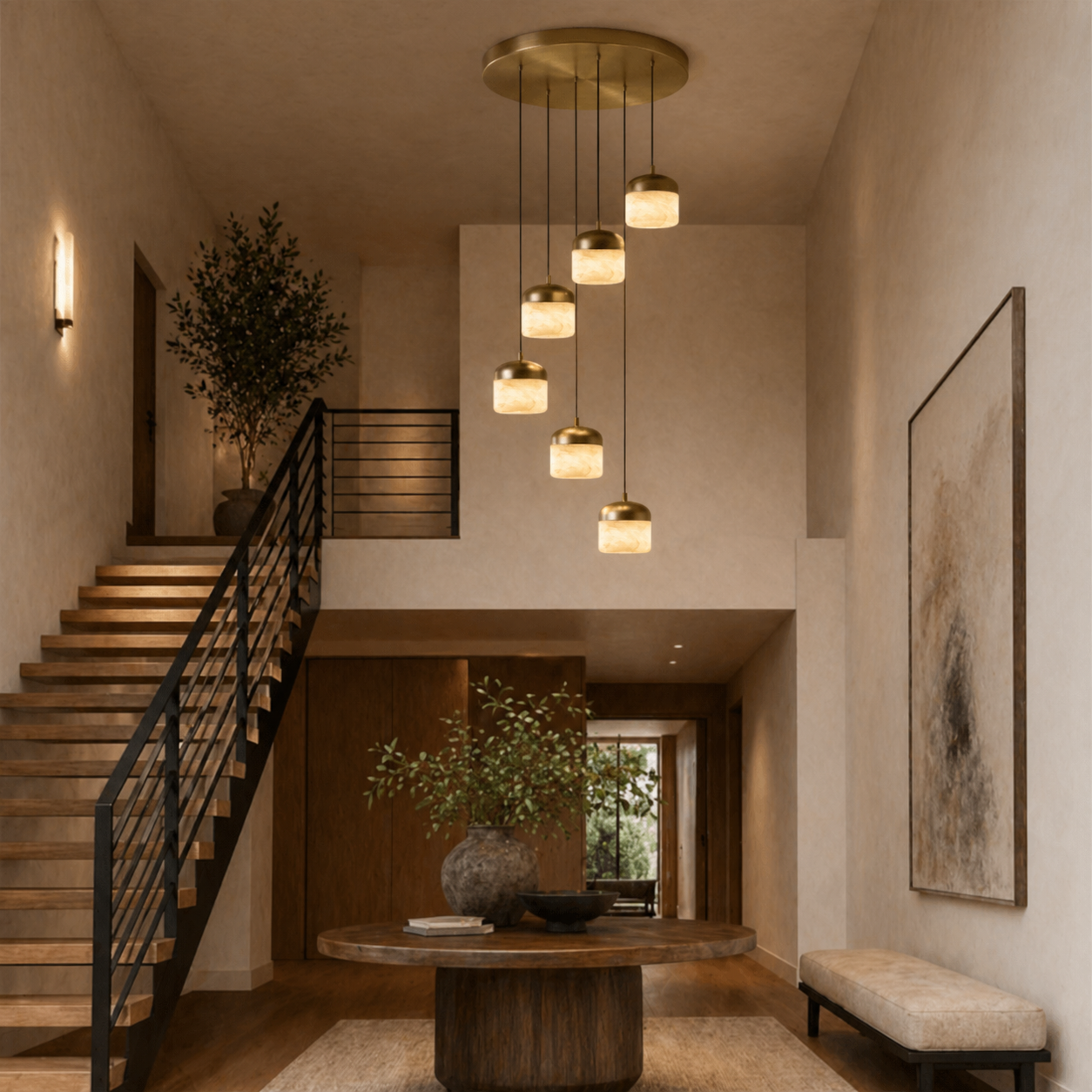 Asta Alabaster Pendant Light