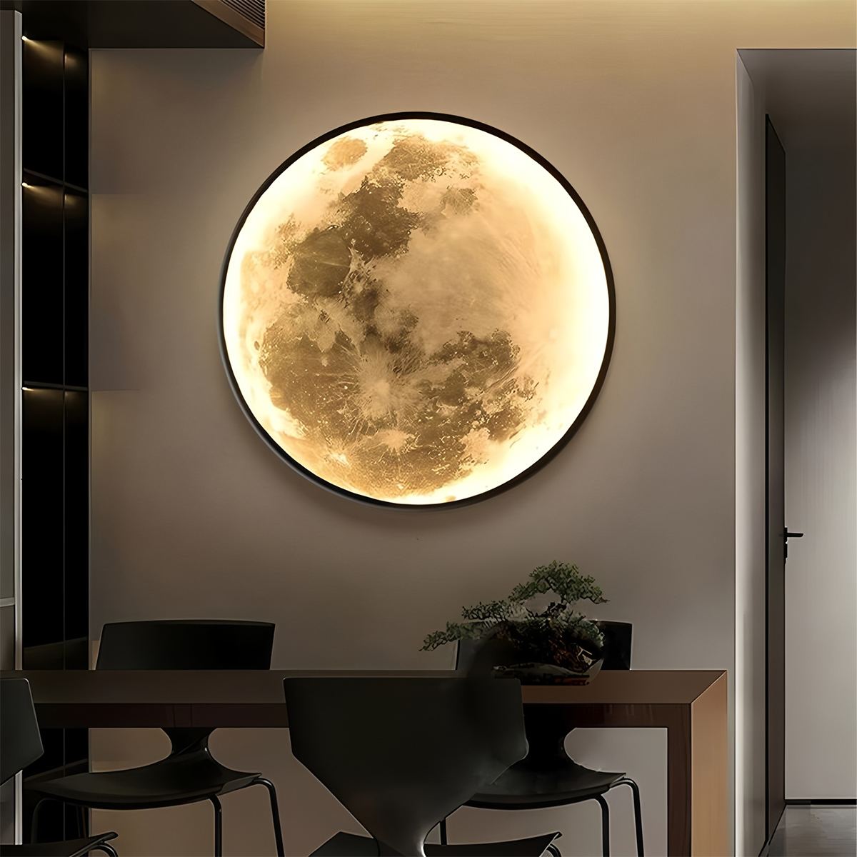 Astro Moon Wall Lamp Illuminated Art