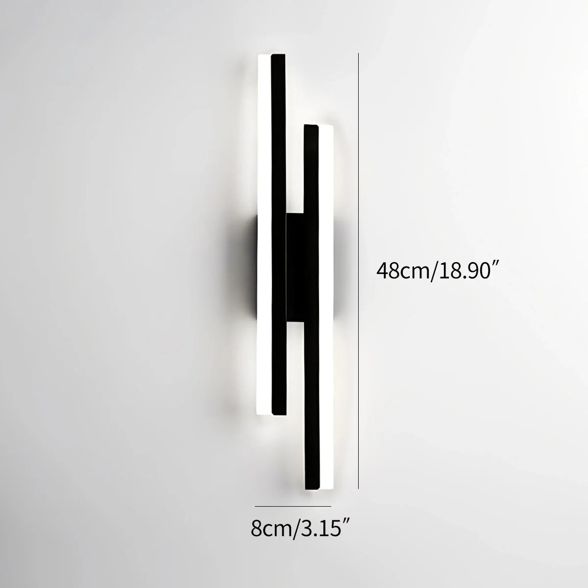 Zarvo Alana Minimalist H-Shaped Wall Lamp