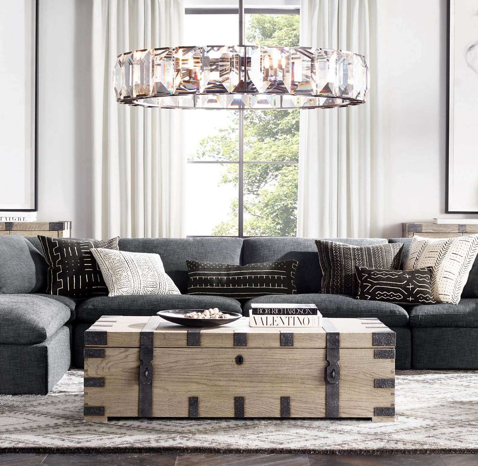 Crystal Round Chandelier – Harlow
