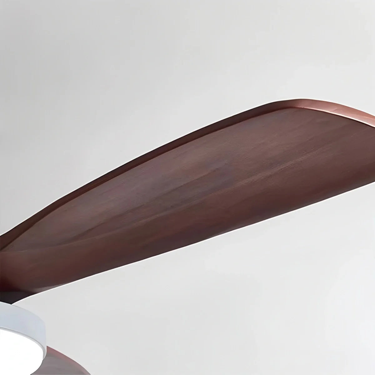 Vintage 3-leaf Wood Ceiling Fan Lamp