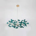Antizer Acrylic Ginkgo Leaf Chandelier for Dining Area