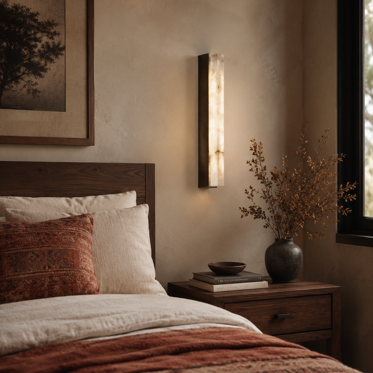 Eclate Alabaster Wall Lamp